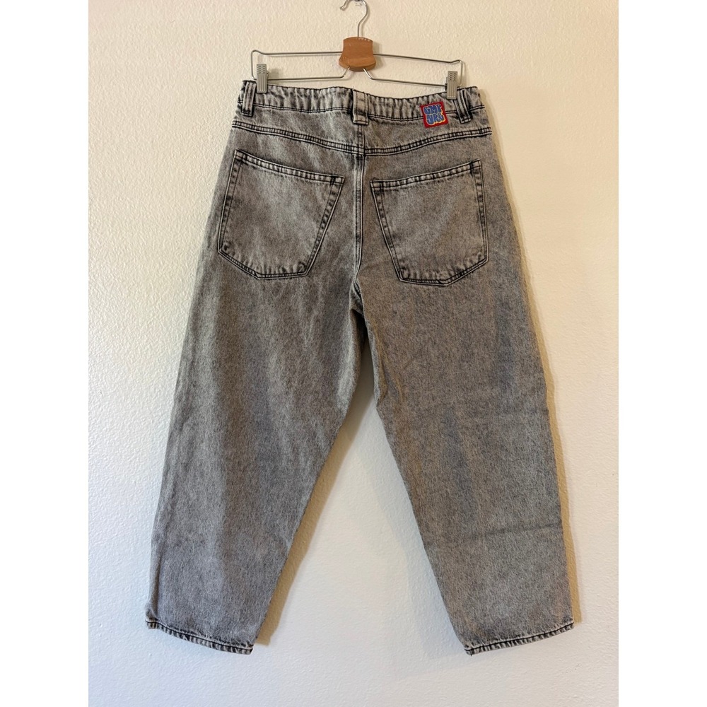 Empyre Loose Fit Skate Jeans Acid Wash Baggy Denim 30 Gray Excellent Condition - Picture 3 of 10